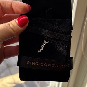 Ring Concierge Gold and Silver Initial Pendant